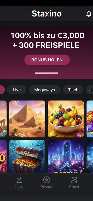 Mobile Erfahrung im Browser – Staxino